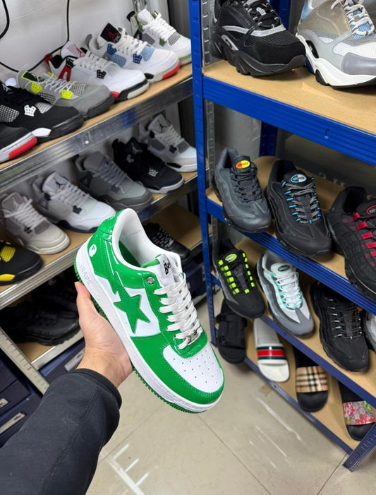 Bape Green Bapesta