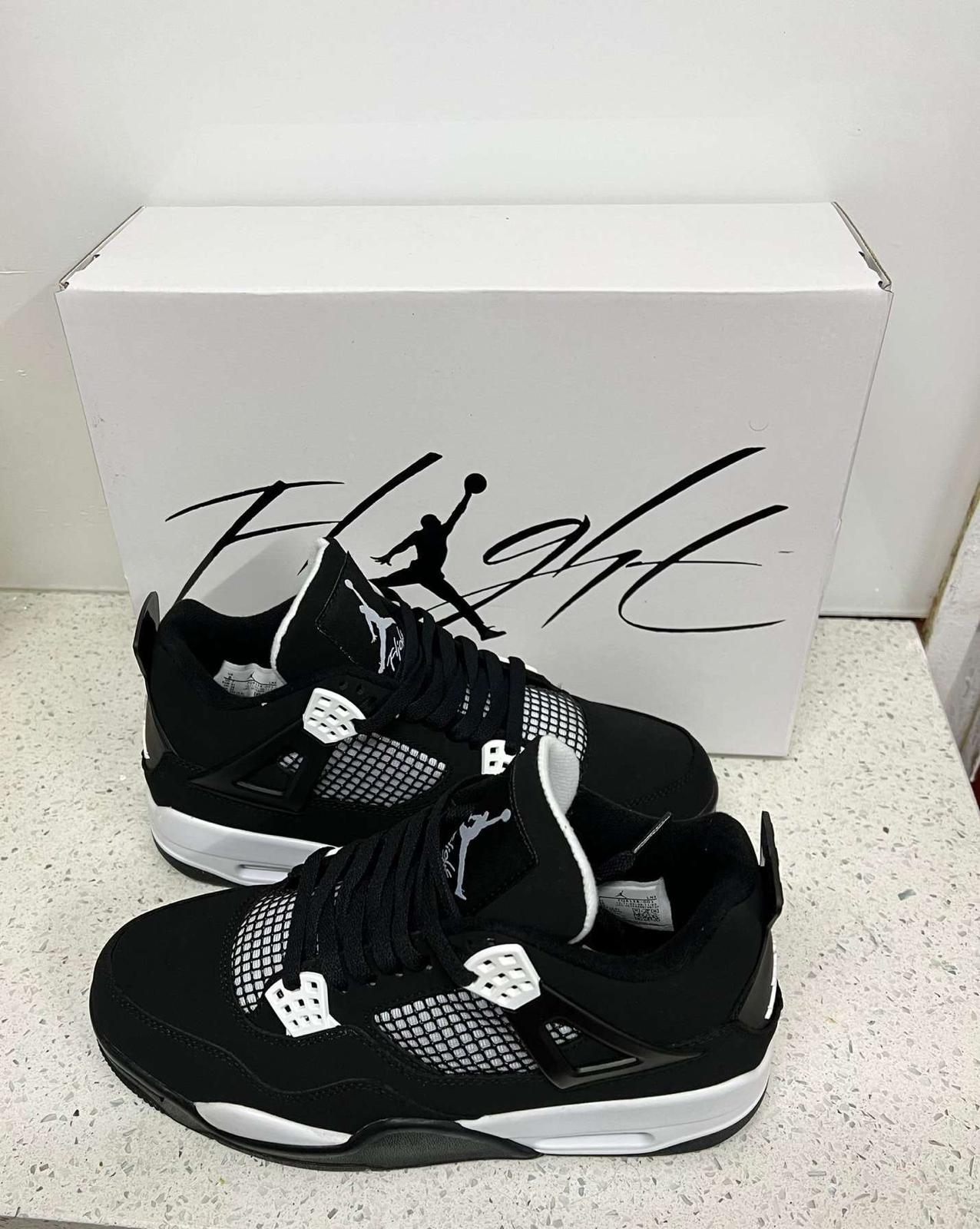 Air Jordan 4 Black Canvas